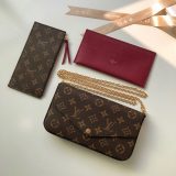 Louis Vuitton Félicie Pochette Chain Wallet