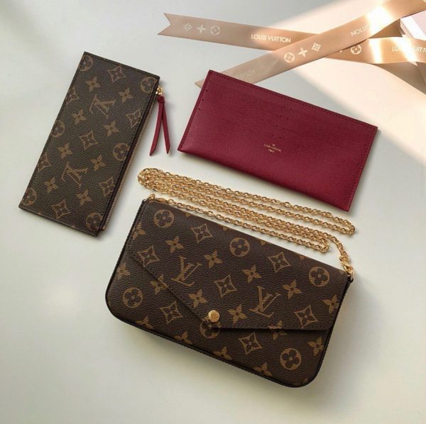 Louis Vuitton Félicie Pochette Chain Wallet