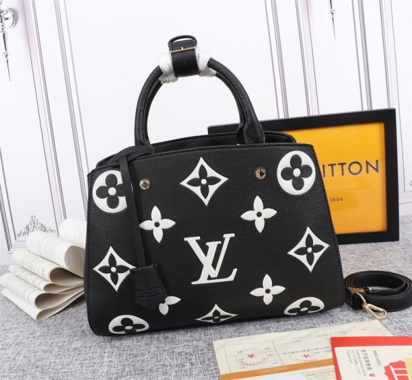 LV Montaigne BB Monogram Bag Black