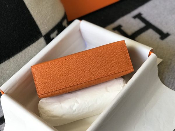 Hermès Kelly Pochette Mini Bag Orange