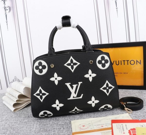 LV Montaigne BB Monogram Bag Black