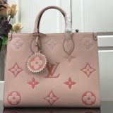 LV Monogram Empreinte Tote Bag Pink