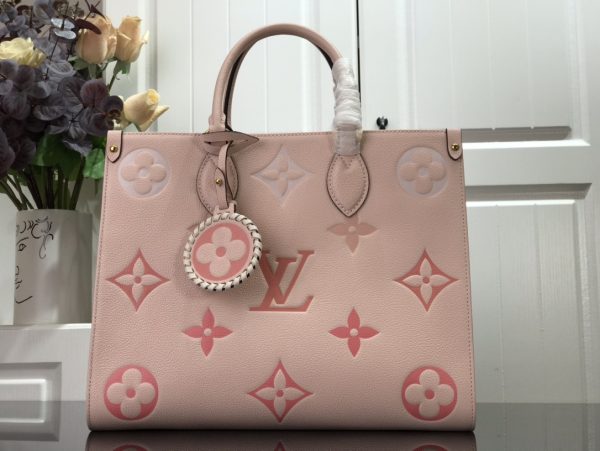 LV Monogram Empreinte Tote Bag Pink