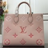 LV Monogram Empreinte Tote Bag Pink