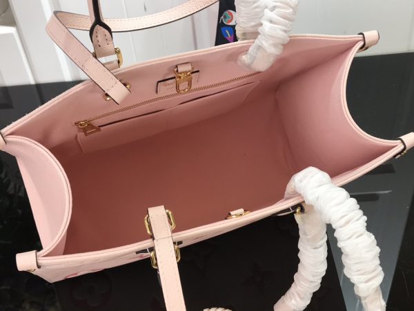 LV Monogram Empreinte Tote Bag Pink