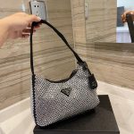 Prada Satin mini-bag with artificial crystals