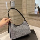 Prada Satin mini-bag with artificial crystals