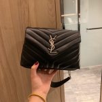 YSL Loulou Small in Matelassé “Y” Leather Bag