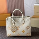 Louis Vuitton OnTheGo MM Monogram Empreinte Leather Handbag