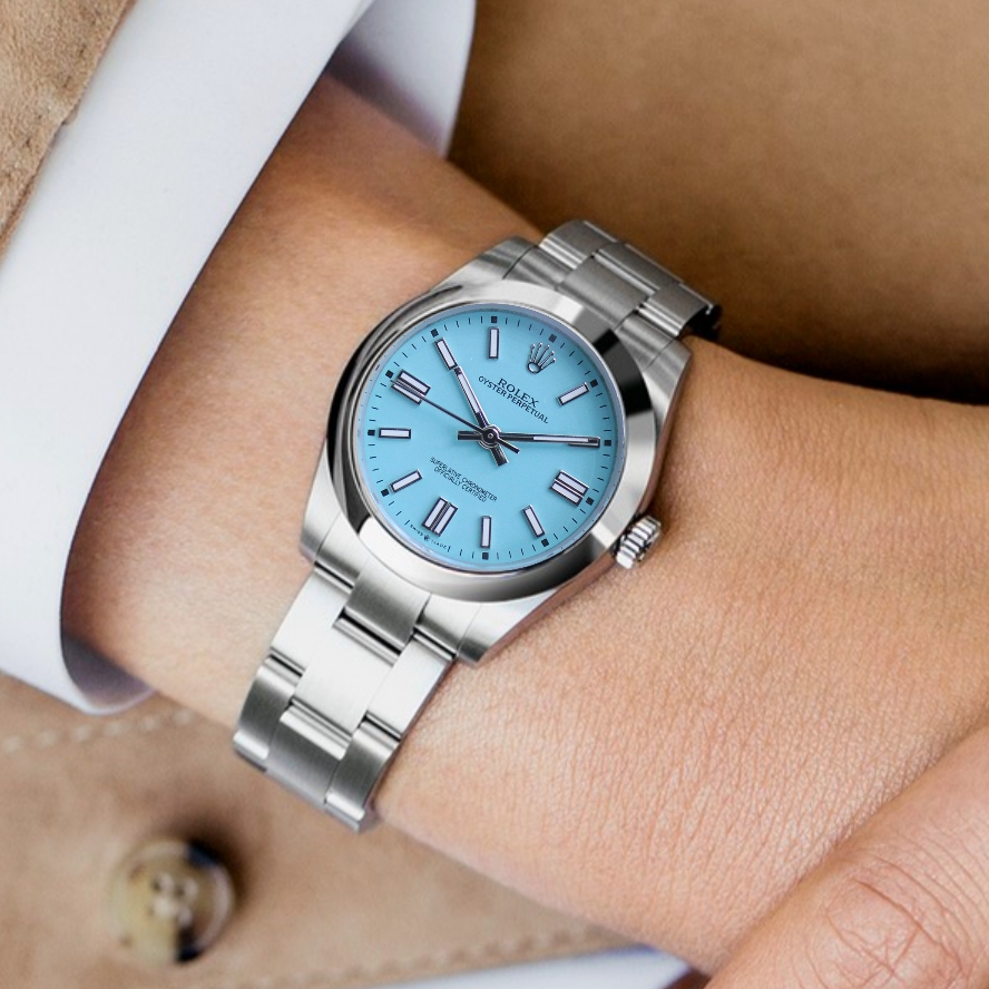 Rolex datejust online turquoise